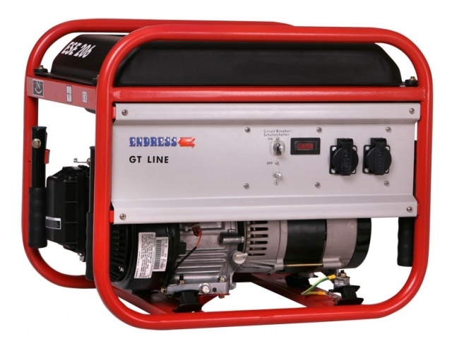 Бензиновый электрогенератор ENDRESS ESE 206 RS-GT